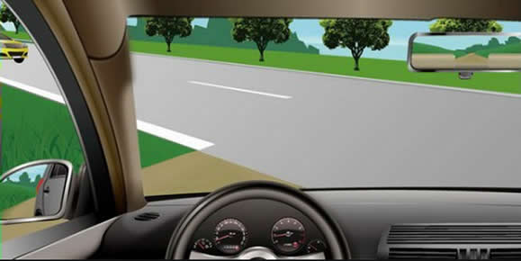 如图所示，驾驶机动车遇到这种主路左侧来车的情况，以下说法正确的是什么？