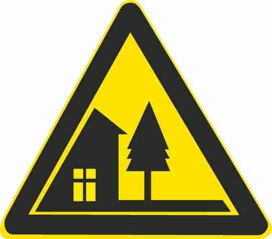 这个标志的含义是提醒车辆驾驶人前方路段通过村庄或集镇。