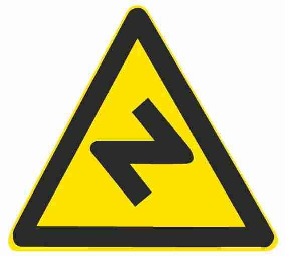 这个标志的含义是警告前方道路易滑，注意慢行。